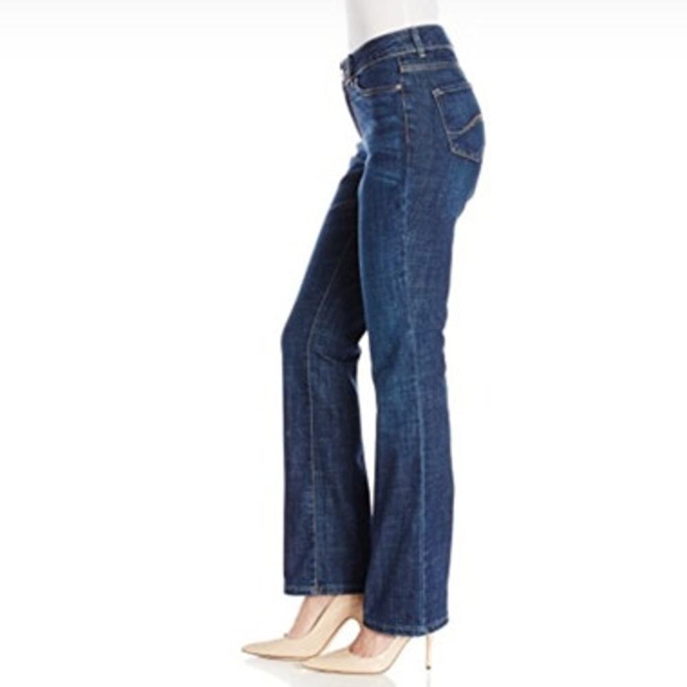 LEE Modern Series Curvy Fit Bootcut Denim Blue Jeans ~ Women's Plus Size 16